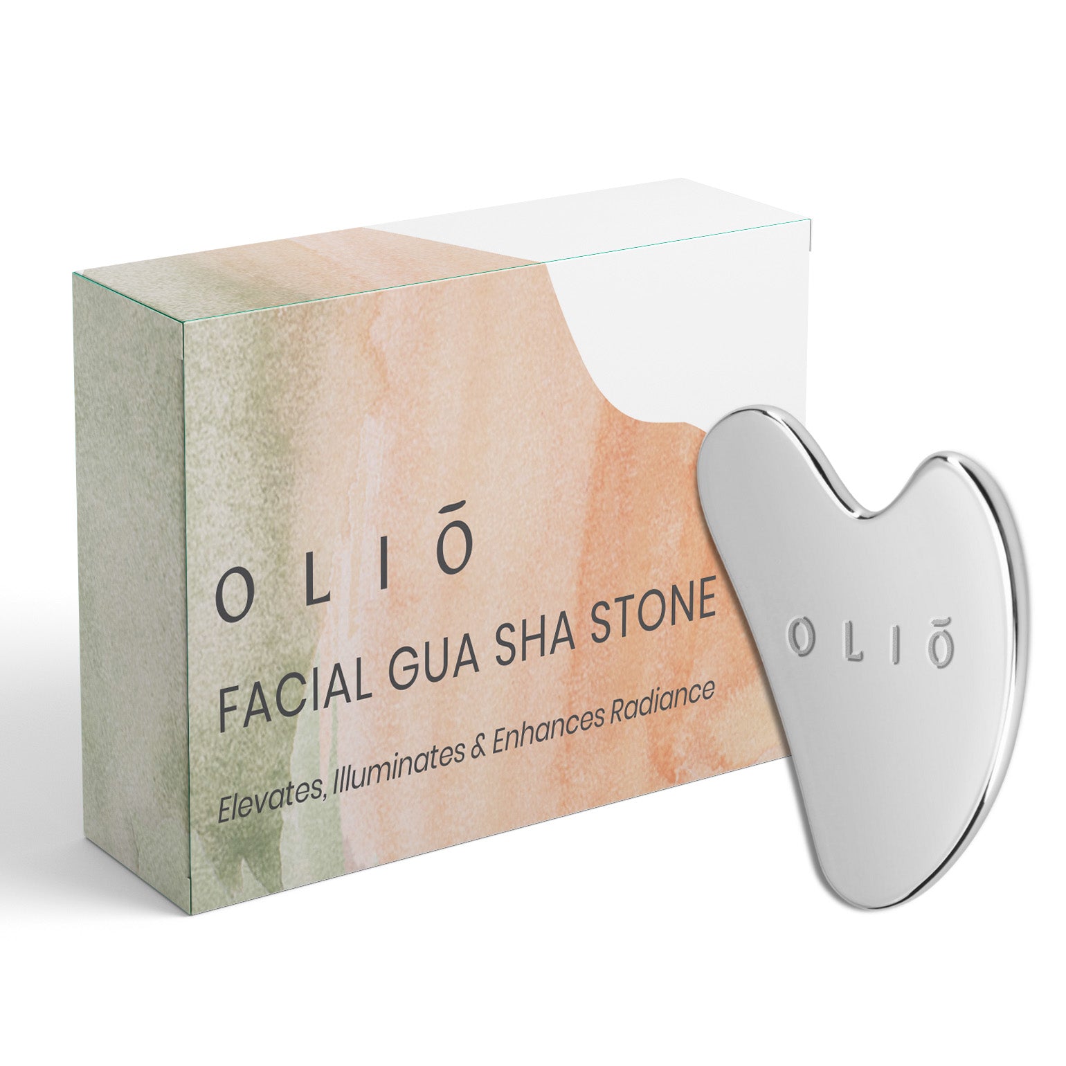 Gua Sha Stone - Stainless Steel - Image 3