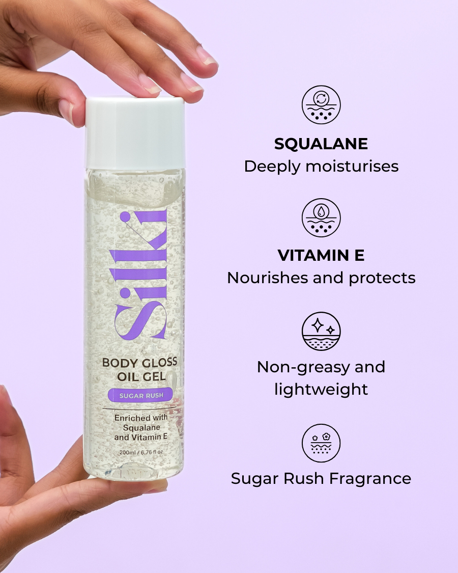 Body Gloss Oil Gel - Sugar Rush - 200ML - Image 3