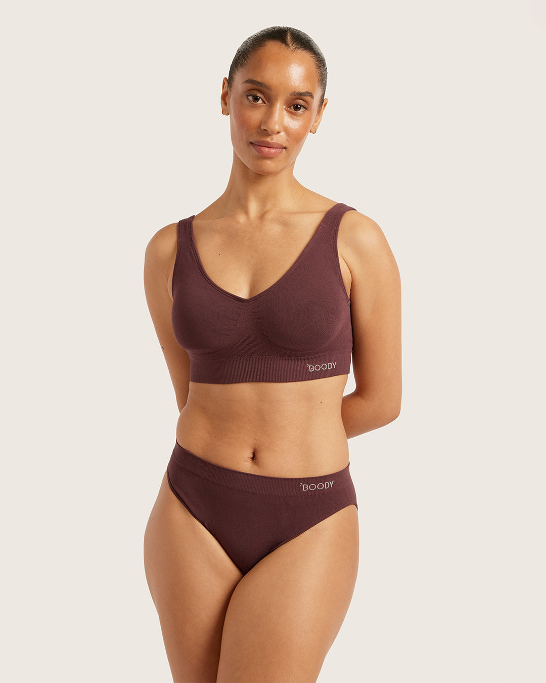 Boody Bamboo Padded Shaper Crop Bra - Image 10