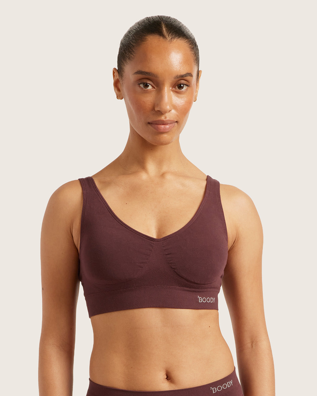 Boody Bamboo Padded Shaper Crop Bra - Image 2