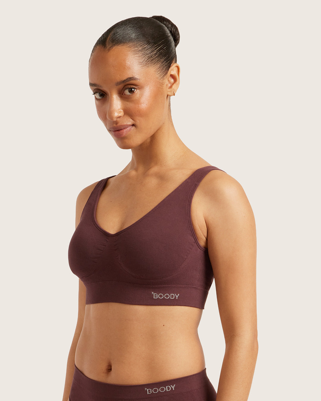 Boody Bamboo Padded Shaper Crop Bra - Image 11