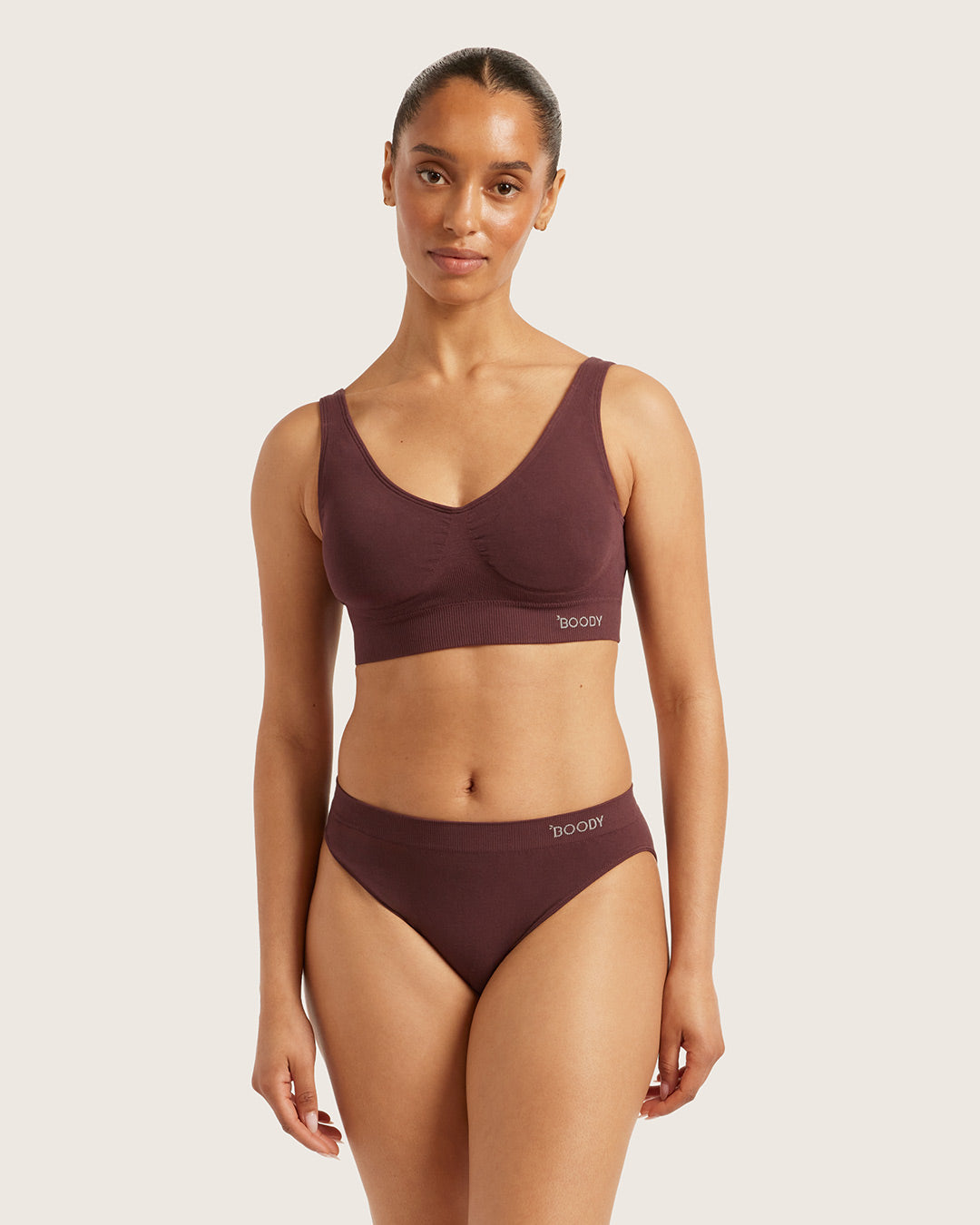 Boody Bamboo Padded Shaper Crop Bra - Image 13