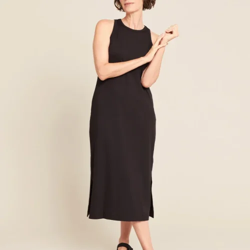 Racerback-Dress-Black-3-Front Racerback-Dress-Black-3-Front